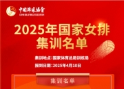 FBAPP下载:赵勇任中国女排主教练 2025年国家女排集训名单公布
